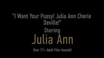 Busty Milf, Julia Ann and sweet lesbian Cherie Deville, fill their juicy pussies with their talented tongues, making each other cum like no tomorrow! Full Video & Julia Live @ JuliaAnnLive.com!